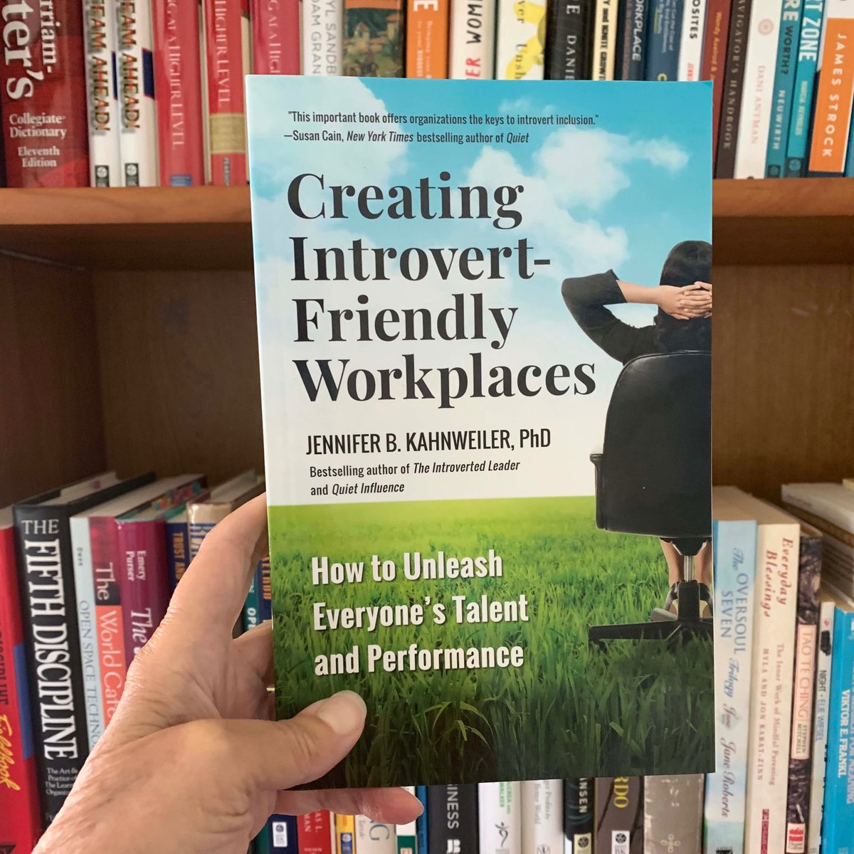 JesseLynStoner's tweet image. Excited my copy just arrived! 
@JennKahnweiler&apos;s excellent new book Creating #IntrovertFriendlyWorkplaces: How to Unleash Everyone&apos;s Talent and Performance: amzn.to/3fywsVA