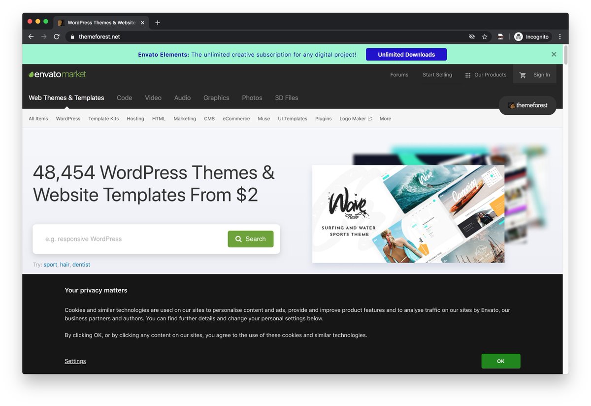 grohsfabian's tweet photo. @thexpaw This is nothing compared to Themeforest 🤣 https://t.co/LmwQwRdkwZ