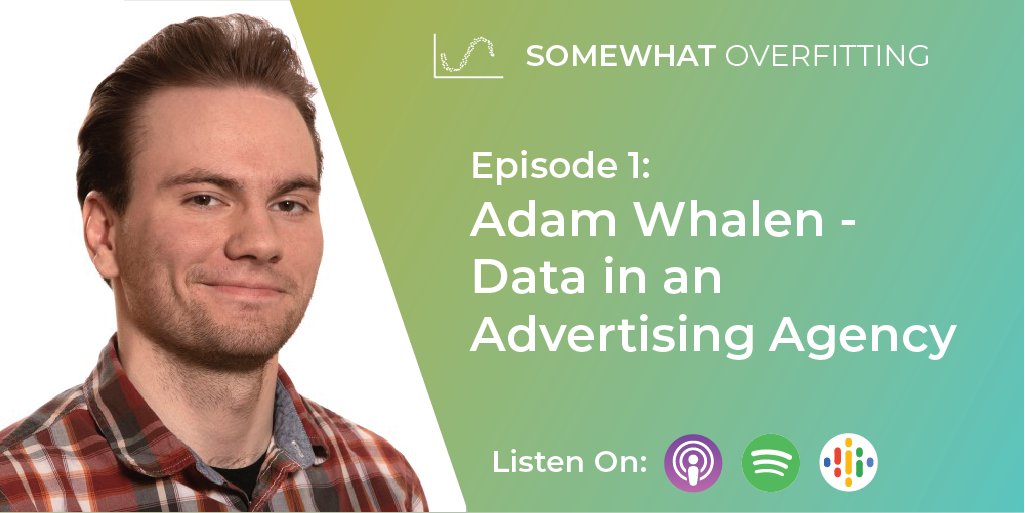 SOverfitting's tweet image. In the first episode, I&apos;m talking to Adam Whalen, a Data Analyst at the communication agency Love Communications. There he built up their data unit where he is now a lead consultant.

Find where to listen here: somewhatoverfitting.com/links