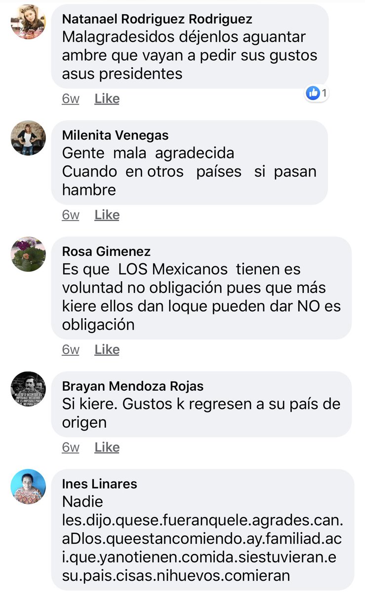 In 2018 the Xenofobia that people were posting on FB against Central Americans was very racist and disturbing. I want to point out that the Mexican media played a huge role in fueling the racism against Central Americans but many Mexicans used this as an excuse to be racist.