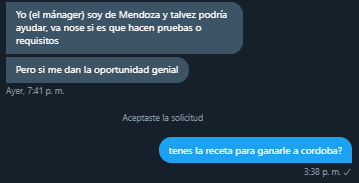 Mira lo que generaste <a href="/TeamCordoba/">Team Córdoba</a> .....