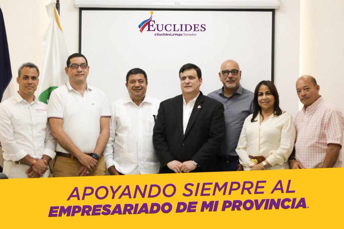 EuclidesLaVega's tweet photo. Apoyando siempre al empresariado de mi querida provincia de La Vega, en esta ocasión me acompañan personas maravillosas que ponen en alto el nombre de nuestra provincia, para un mejor desarrollo y crecimiento de todos.🙌🏻 https://t.co/0fmXjbF5J5