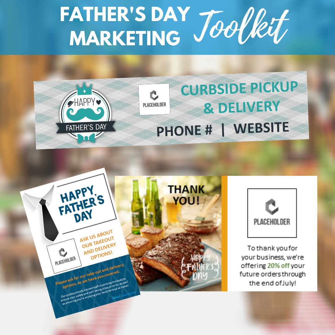 SyscoIowa's tweet photo. Father's Day is around the corner! Set up your Father's Day specials with free design templates. Click on the link below to access them now.

https://t.co/9AUuoZPKYO https://t.co/4iuubSdVX8