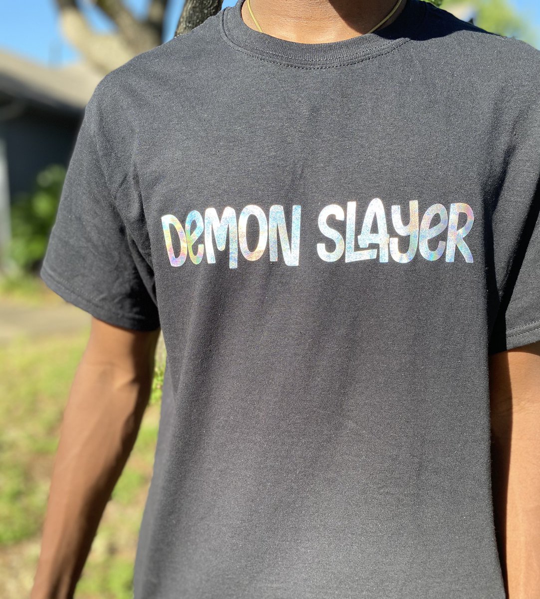 sadeeuince's tweet photo. Demon Slayer Shirt. https://t.co/7nSD911qKO
 #Faithbased #christianclothingline #followerofchrist https://t.co/wQD9Okox4s
