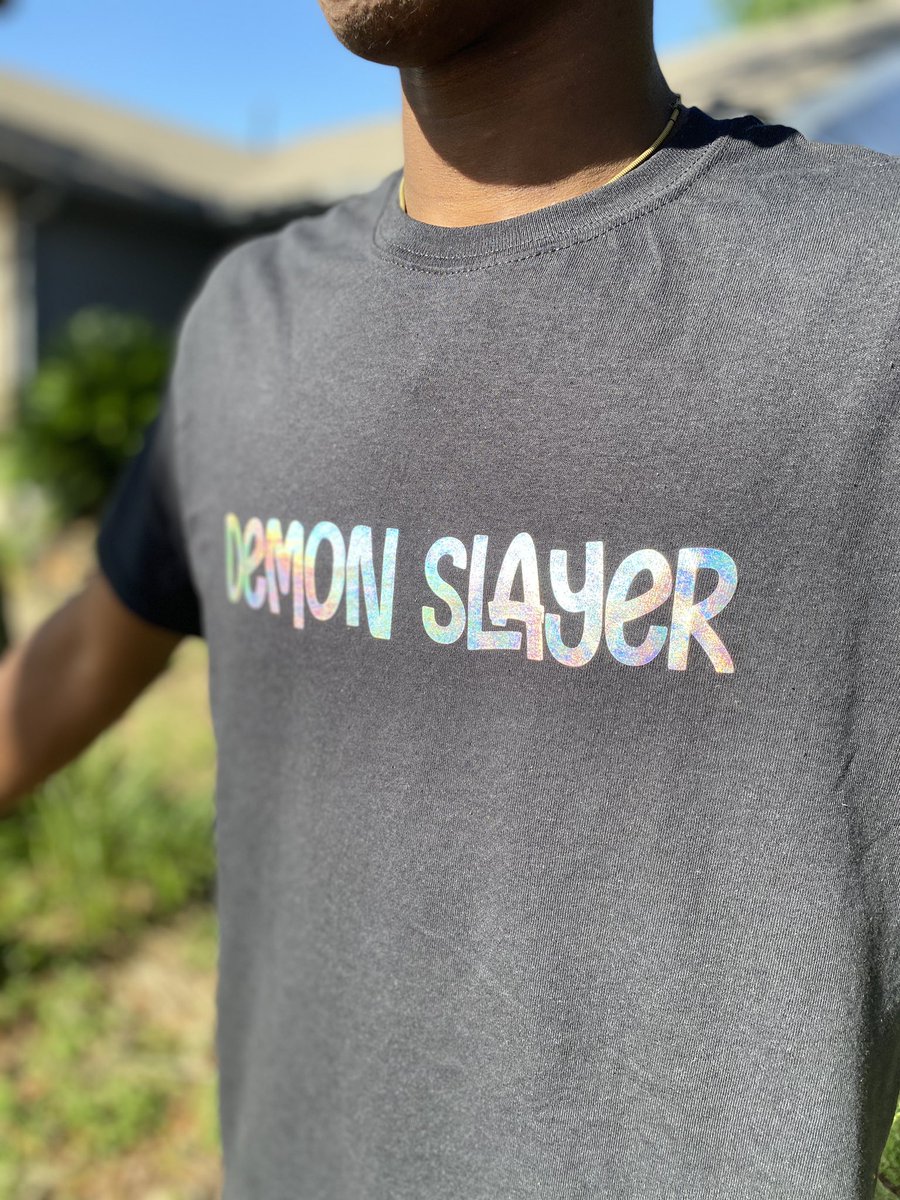sadeeuince's tweet photo. Demon Slayer Shirt. https://t.co/7nSD911qKO
 #Faithbased #christianclothingline #followerofchrist https://t.co/wQD9Okox4s