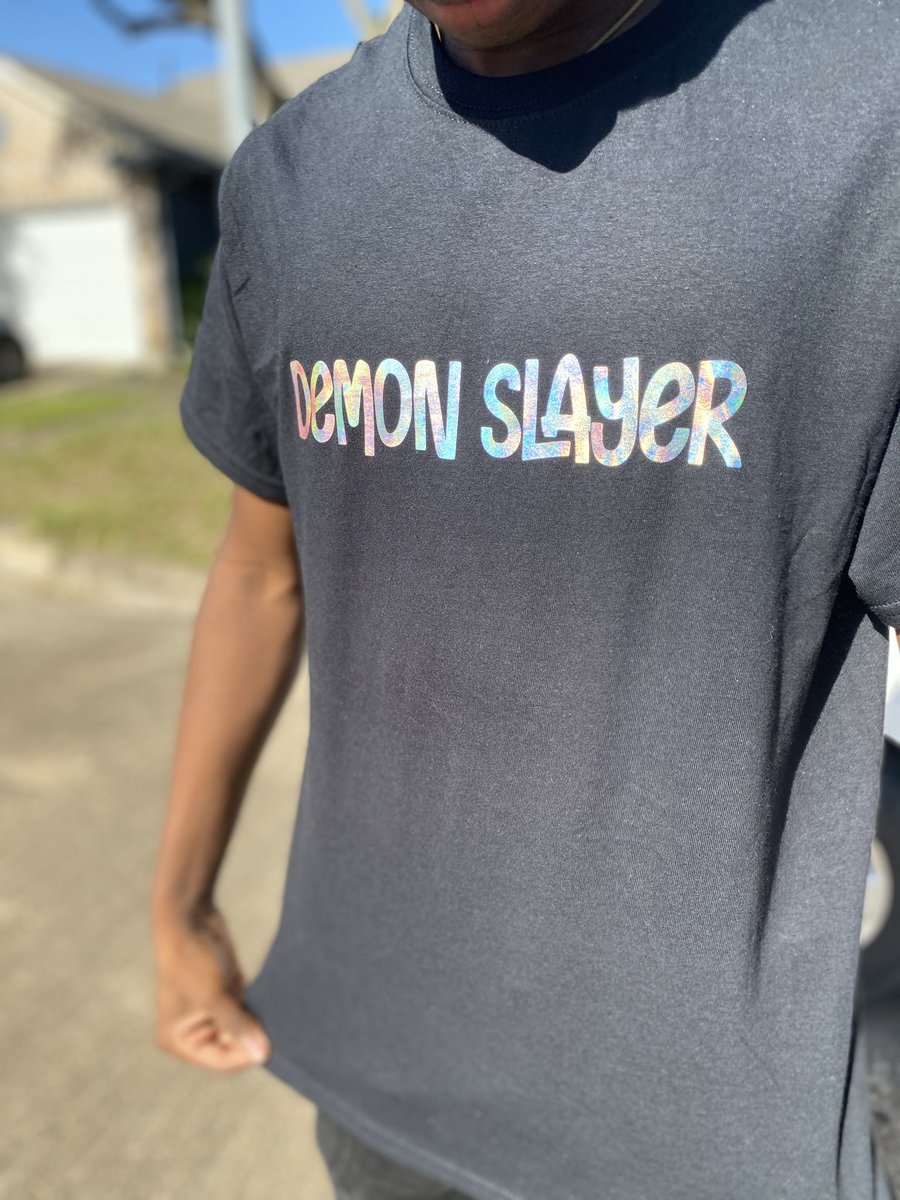 sadeeuince's tweet photo. Demon Slayer Shirt. https://t.co/7nSD911qKO
 #Faithbased #christianclothingline #followerofchrist https://t.co/wQD9Okox4s
