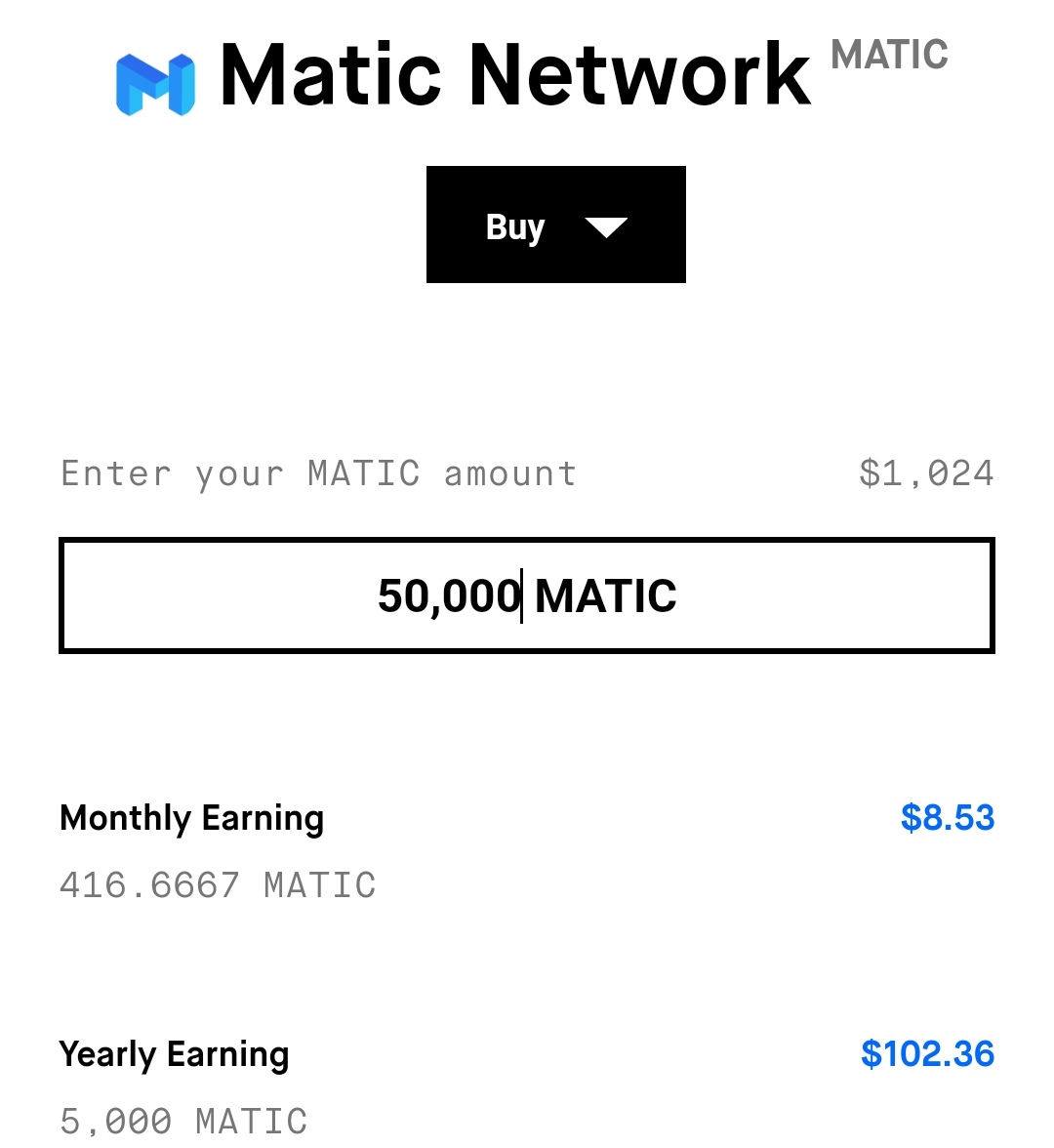 basir_ahmadd's tweet photo. $Matic staking #FOMO 👀
SOURCE https://t.co/f4fBfuqpPZ https://t.co/9KfGmscMlk