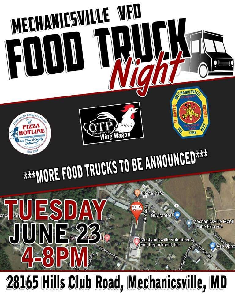 Come out and help support the Mechanicsville VFD and local small businesses. See you soon!