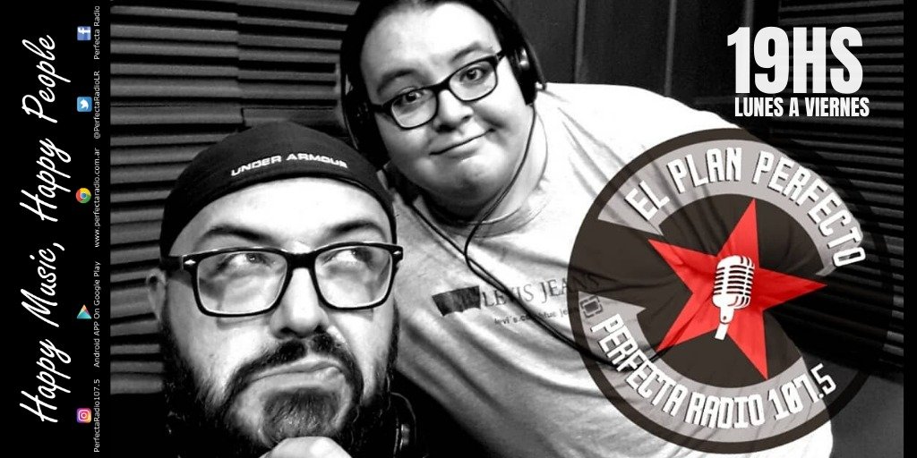 PlanPerfectoFM's tweet photo. Hoy tenemos @PlanPerfectoFM #EdicionCuarentena. Conduce
@DClaudeville y desde la clandestinidad @TotiSilvera te acompañan desde las 19:00 en @PerfectaRadioLR 107.5 MHz y todas sus plataformas digitales. https://t.co/IyXHMOYXar