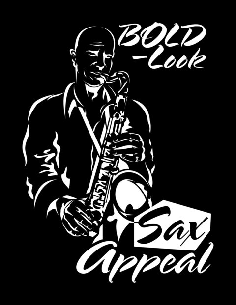 There's still time to treat the dads in your life. Apparel for the BOLD guys  who shave it all off! For music lovers, what could be sexier than Sax Appeal? #boldlook, #Saxappeal, #sexappeal, #bald, #baldguys, #fathersday, #fathersdaygift, #boldapparel, bold-look.com/collections/bo…