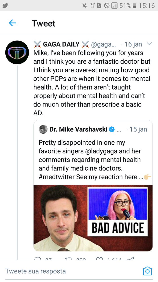 Again, when they tried to "defend" Gaga from some random video posted online about mental illness, they quoted Brazil in a context that they know nothing about and they didn't even needed to mention: