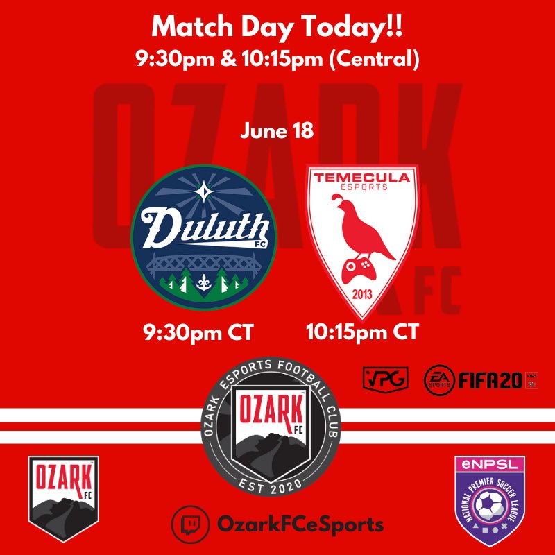 Who is down to pick up a few more points and keep pushing up the table? Catch us tonight on Facebook, YouTube and Twitch.
.
.
#enpsl @npslsoccer @duluthfc <a href="/temeculafc/">Sofia Padilla-Casto</a>