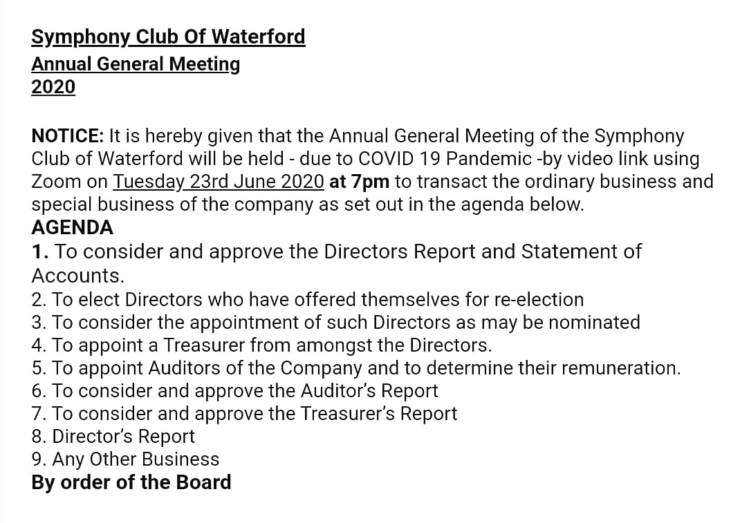 Symphony Club of Waterford tweet media