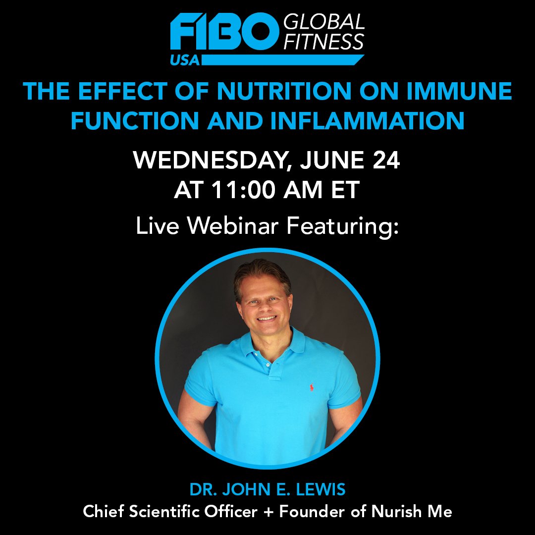 Tune in to this insightful webinar next Wednesday at 11 AM ET featuring Dr. John E. Lewis, Founder of <a href="/nurish/">NURHAN DEMİRER</a>.me, who will discuss how nutrition can improve immune function! Register now for FREE!  bit.ly/2UWVwxu