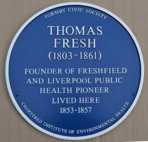 5) Thomas Fresh was Liverpool’s first public health officer, having been appointed Inspector of Nuisances by the Health of Towns Committee in 1844. He is often cited as the first environmental health practitioner.