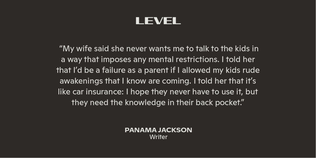 . @panamajackson, a 41-year-old father of three with one on the way, says his wife feels similarly to Neil. But he believes that by not saying anything, he may inadvertently shield his children from truths about the police, and how Black people are treated in America.