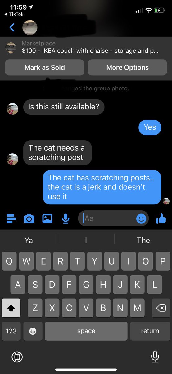 neveryours79's tweet photo. Um.. it really bothered THAT much that you had to message me?? #dailyadventuresonfbmarketplace #justtryingtosellmyshit #assclown https://t.co/6QaUMEUH9G