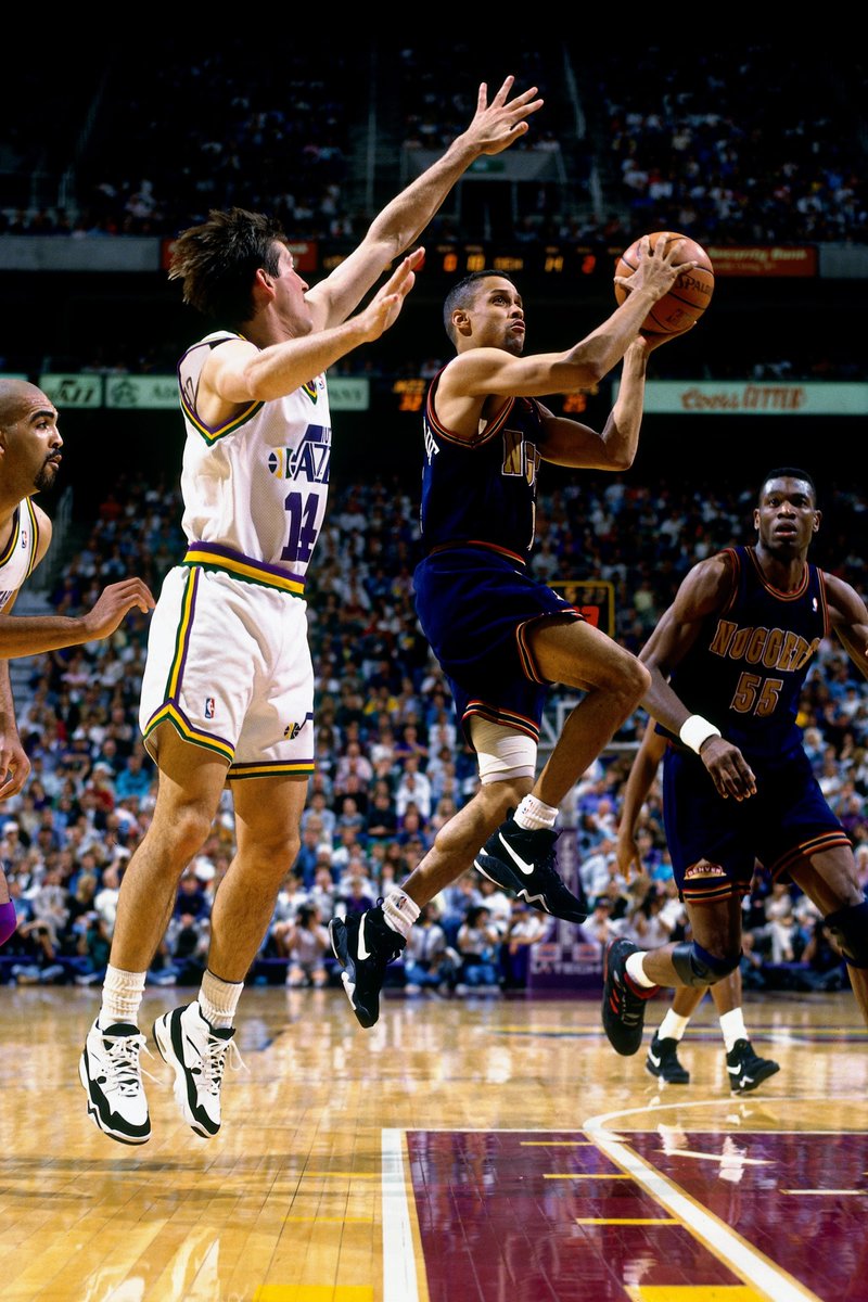 • All-Rookie Second Team ('91) 
• Most Improved Player ('93) 
• 16 PPG scoring average 

Mahmoud put the league on notice during his six seasons in the Mile High City!

#MileHighBasketball