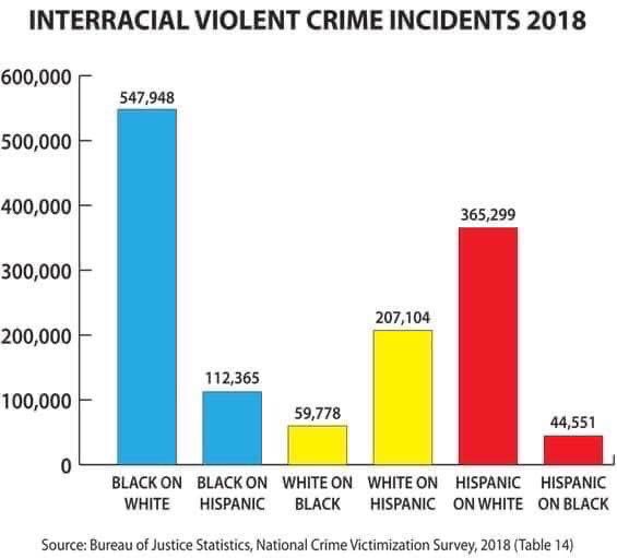 MORE facts. Blacks are 13% of the population and commit 50+% of the crime. Y’ALL WORK ON THAT NUMBER and you’ll see less of you getting shot. Whitey can’t FIX THIS FOR YOU, so you BLAME US for it. While you actively commit crimes against us.