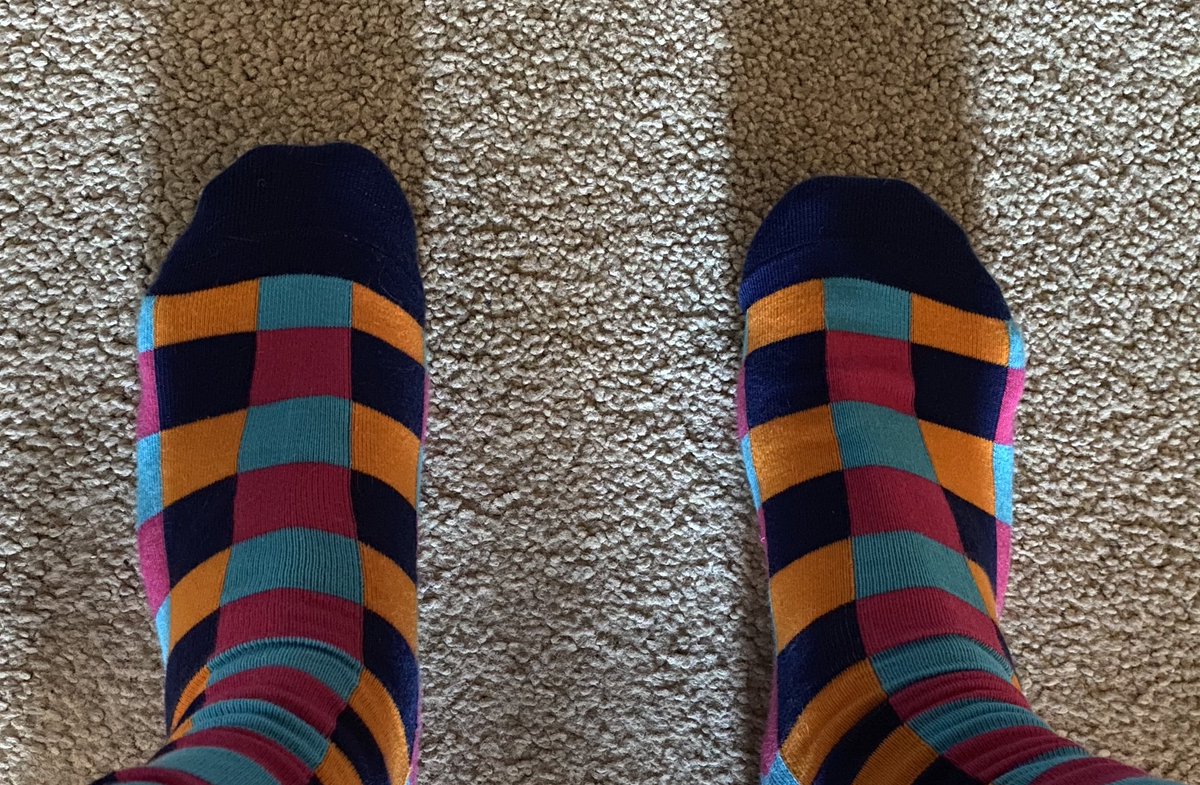 JamesHope_Gill's tweet photo. Wore my favourite socks for the various Zoom and Microsoft Team meetings today. #lockdowndresscode https://t.co/3X1VNrp60x