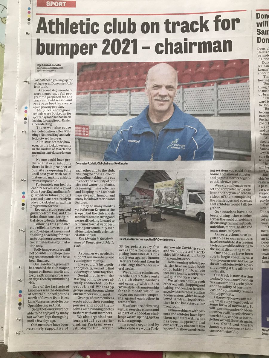 SportsFun8's tweet photo. Great Article about Doncaster A.C. thank you. @DonnyFreePress #workingtogether #keepingEngaged https://t.co/lpdLlHkoxg