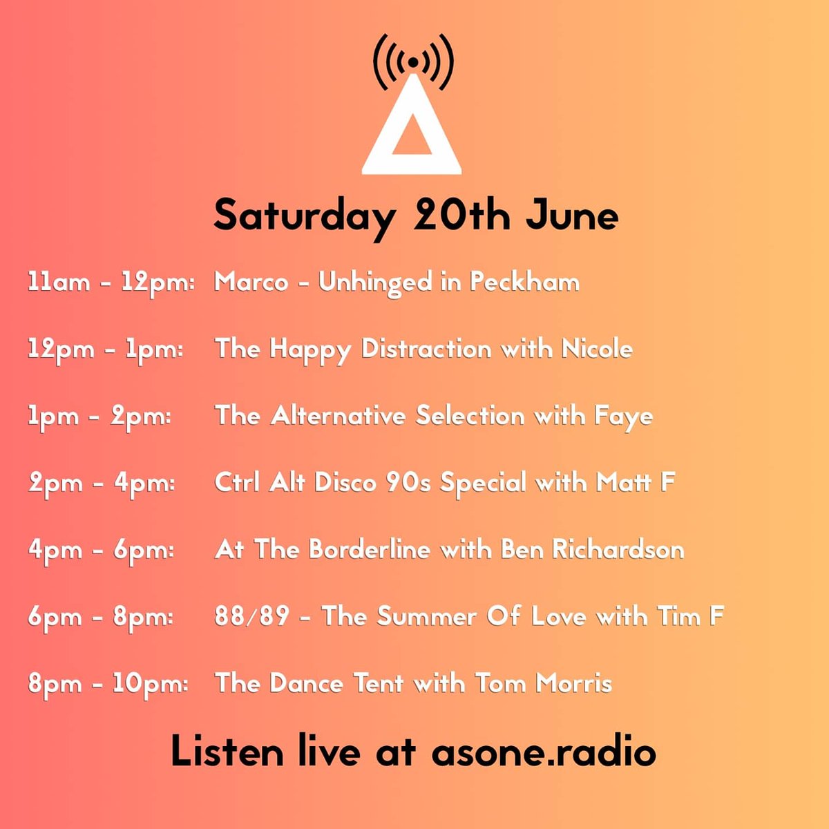 As One Radio tweet media