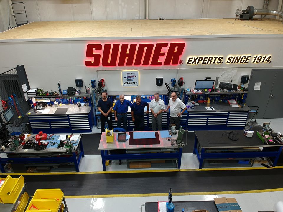 Suhner_USA's tweet photo. #ThrowbackThursday #Suhner Tool Repair Center team in Georgia #abrasives #mfg #manufacturing #industrial #powertools https://t.co/dYkRFgHMwO