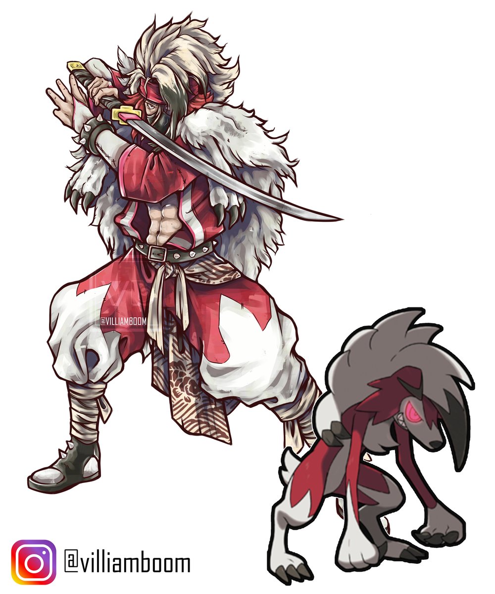 Villiamboom Na Tviteru Lycanroc Dia Y Noche Disenos De Hace Un Ano Ninjas Lobunos Pokemon Gijinka Pokemongijinka Ninja Samurai Lycanroc Pokemonespadaescudo Pokemonpresents Pokemonalphaigex Fakemon Fanart Manga Villiamboom Conceptart