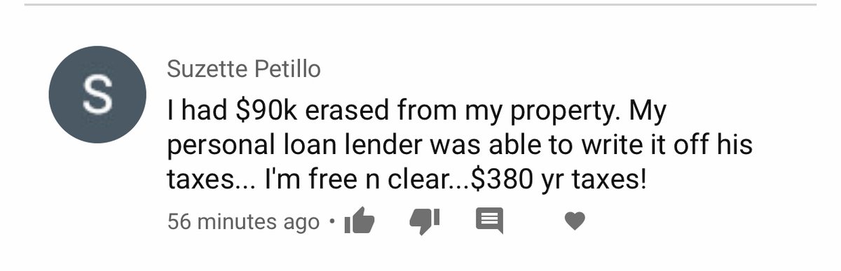 From YouTube Comments NESARA PART 21:Debts Forgiven and or added benefits! This is Beautiful!!!