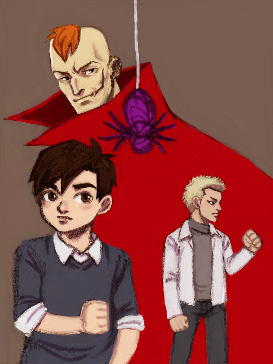 dawwe0's tweet photo. Hey @darrenshan, I'm actually still doing work on this so if you end up posting it, do feel free to use this new updated version in the "cover"!

#DarrenShan #LartenCrepsley #MrCrepsley #SteveLeonard #SteveLeopard #MadamOcta #FanArt #WIP #CDF #CirqueDuFreak #TheSagaOfDarrenShan https://t.co/STtjK890qP