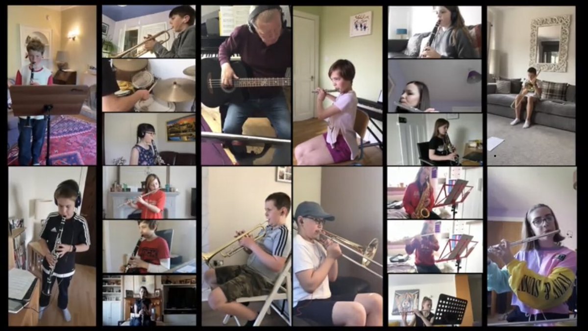 singingtori's tweet photo. So proud of our boy who took part in @midgov music concert. Here is a screen shot of his big moment! We have such a wealth of talent in our schools and not even lockdown can hold them back 🙌🏼 @PenicuikMusic @Cuiken_Primary https://t.co/KWxEOWEpgQ