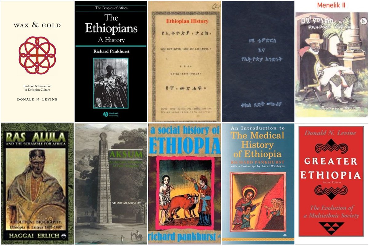 I've put together a Google doc with a list of books and academic resources that you can use to begin research on Ethiopian History.
 Link below #Ethiopia
docs.google.com/document/d/1P3…