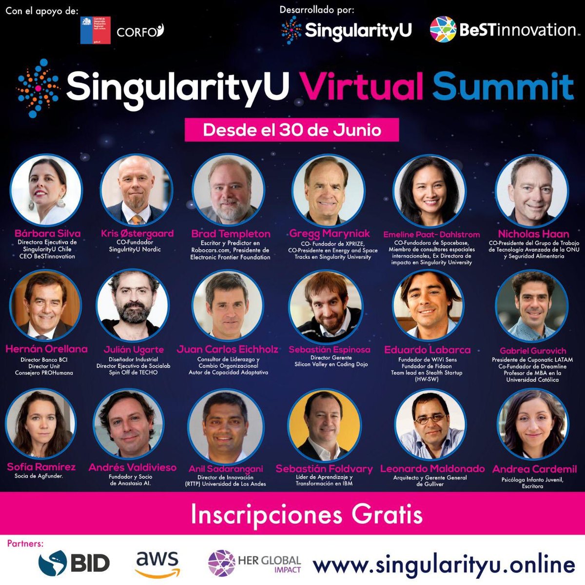 Julian_Ugarte's tweet photo. Abrazando el futuro 
30’de junio 
@singularityu https://t.co/lSGDitbggk