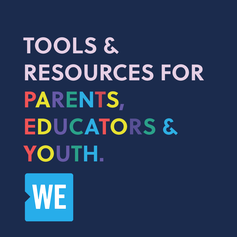 Visit https://t.co/b2R8mFD9r1 to access programming and curriculum including WE Schools @ home, social and emotional learning resources, COVID-19 activities and lessons, issue-based discussion and activity cards and daily virtual lessons. https://t.co/ySmdyPgCMs