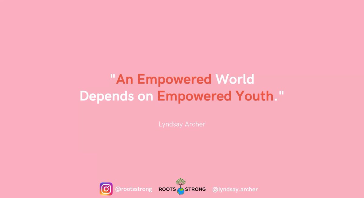 EleciasFaith's tweet image. Lindsay Archer of Roots Strong #AdvocacyAndOutreach #GJDYCSummit2020