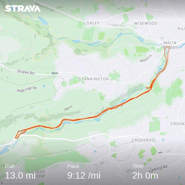 Day 18 of the #big30shef and I ran 13 miles, not sure which hurt more my legs or being informed a half marathon is 13.1 miles 😂🤷‍♂️ <a href="/MortiboysLab/">MortiboysLab</a>