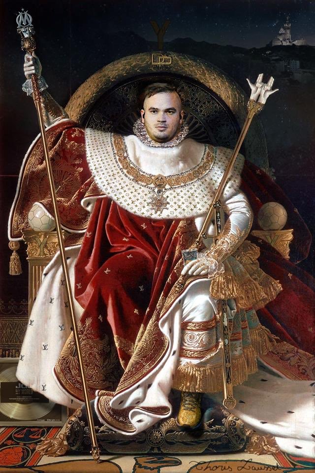 Chevalier_Roze's tweet image. JuL sur le trône du Rap Français #TwitterEnY