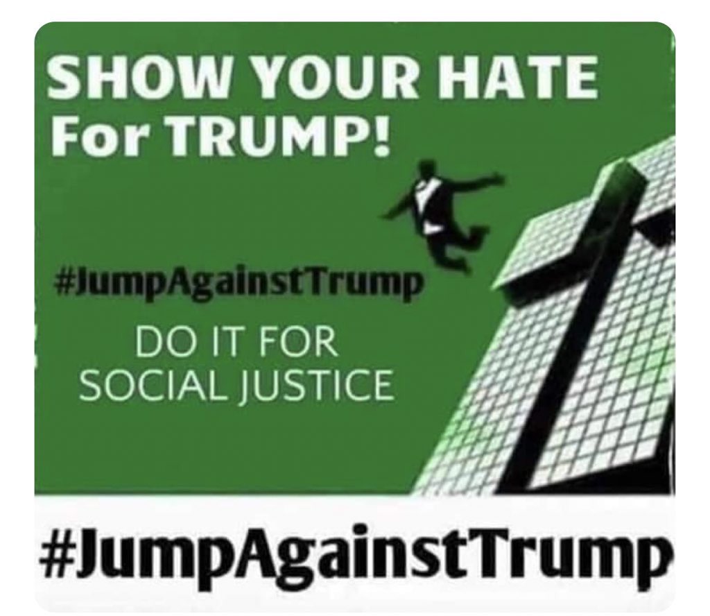 NedTactical's tweet photo. @RealJamesWoods Come on Dems. Join the movement! Enough talk!
#JumpAgainstTrump #DoItForSocialJustice https://t.co/SrT9APMGrC