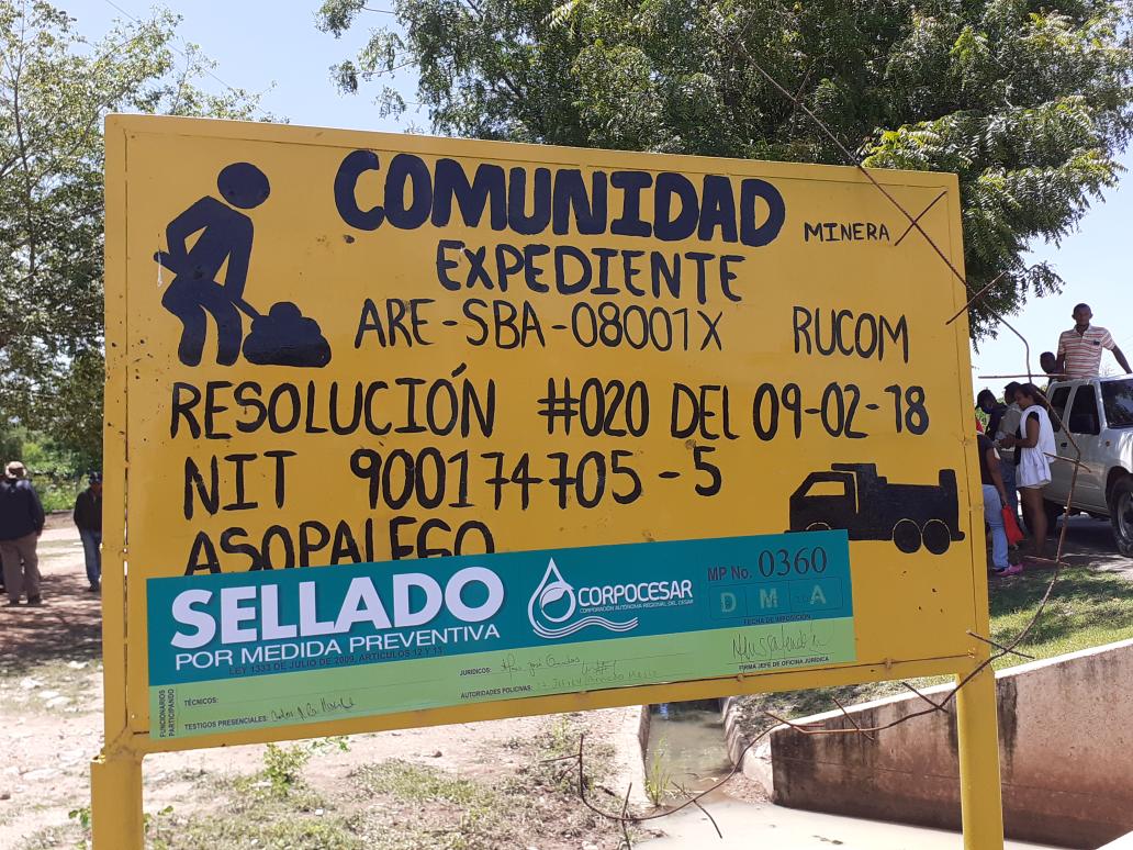 guacochito's tweet photo. @Corpocesar Toma medidas preventivas   de sellamientos en el Corregimiento  de @guacochito para  proteger  al Río Cesar  por los Delitos  Ambientales  y suspende la extracción  de material de arrastre. https://t.co/dbtbByiTr6