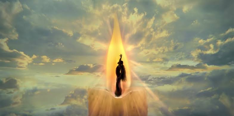 Candle by Vladimir Kush, 1998