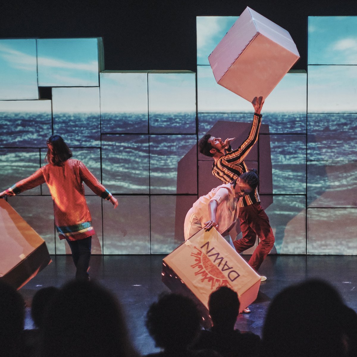 WesCFA's tweet photo. Friday at Noon: watch livestream of theater work "Cartography," an exploration of our lives through the lens of four refugees created by theater artist Kaneza Schaal '06 and author Christopher Myers, followed by Q&amp;A. https://t.co/NXCIQ4Capo #WesCreative @wesleyan_u @wes_alumni https://t.co/d6ColHXLMu
