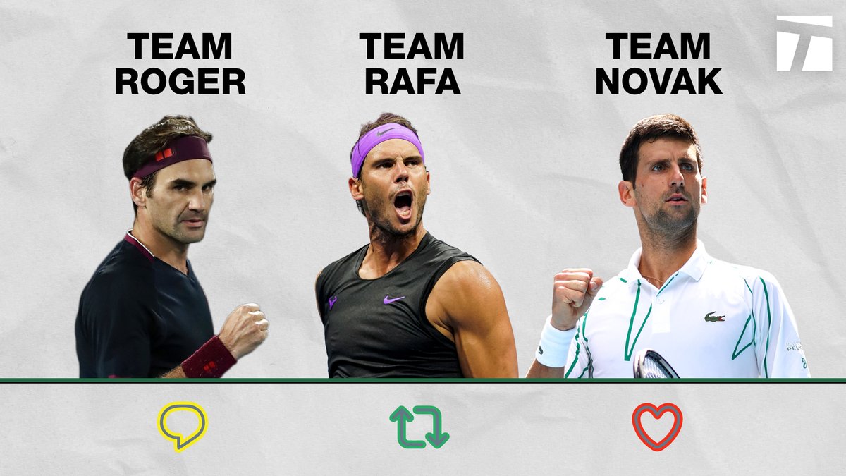 Tennis's tweet image. The GOAT race is on 🐐