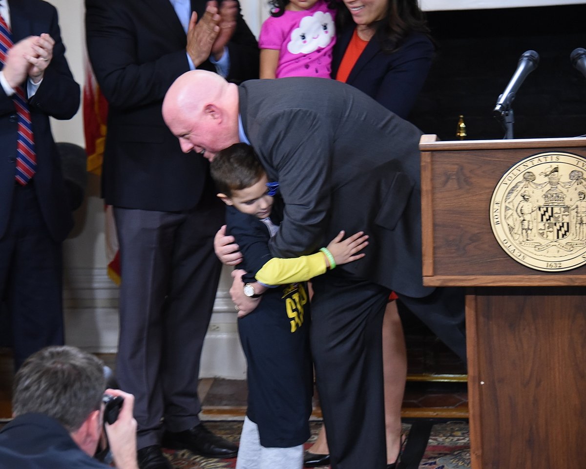 GovLarryHogan's tweet image. Five years ago today, I was diagnosed with a very advanced, very aggressive cancer that had rapidly spread throughout my body. Today, I had my final, five-year anniversary PET scan at UMMS, which confirmed that I am still 100 percent cancer free!