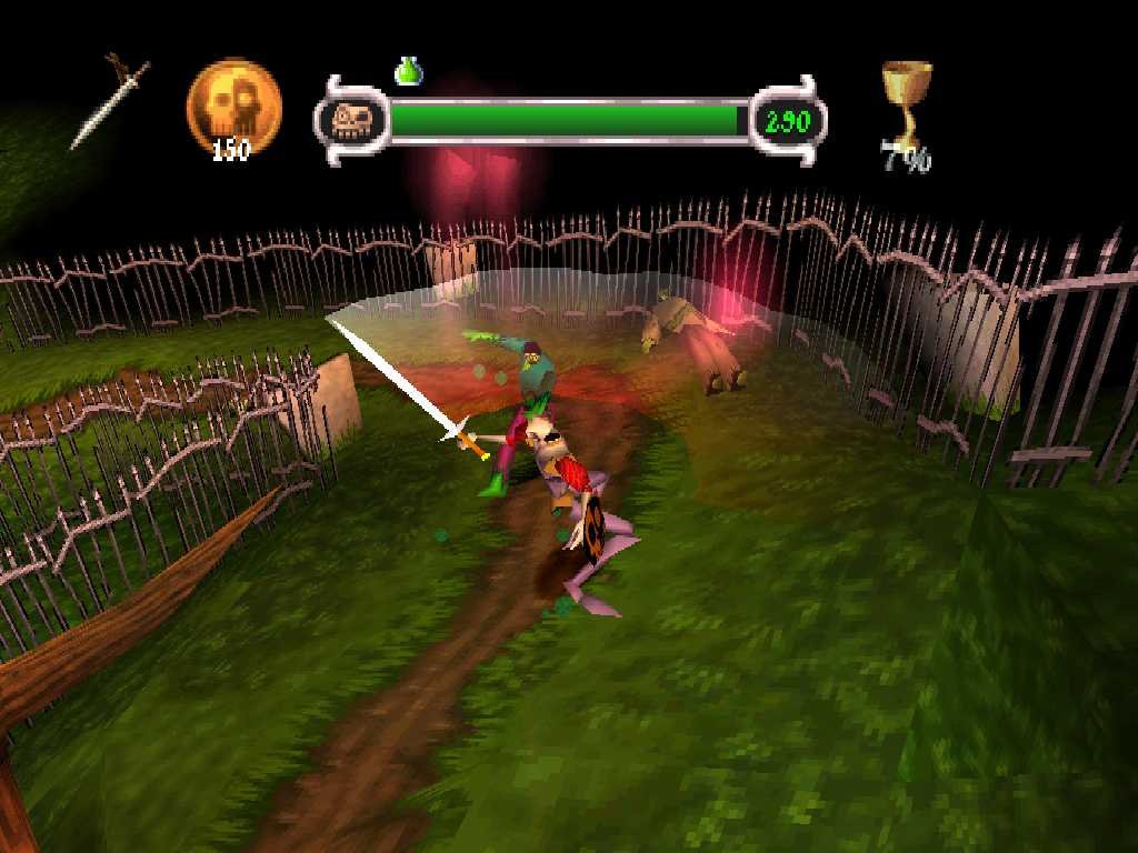 MediEvil - just another random hack and slash game lol, I think there's a remake on ps4 actually