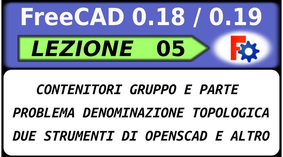maurinoweb's tweet photo. Tutorial #FreeCAD italiano @3dingegno 
Buona visione...
https://t.co/dt0SRwObhS https://t.co/XKHgveV9PX