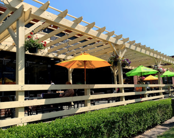 monkey9brewing's tweet image. Patio season has officially started! ⛱️☀️⁠
#summeriscoming #patiodrinks⁠