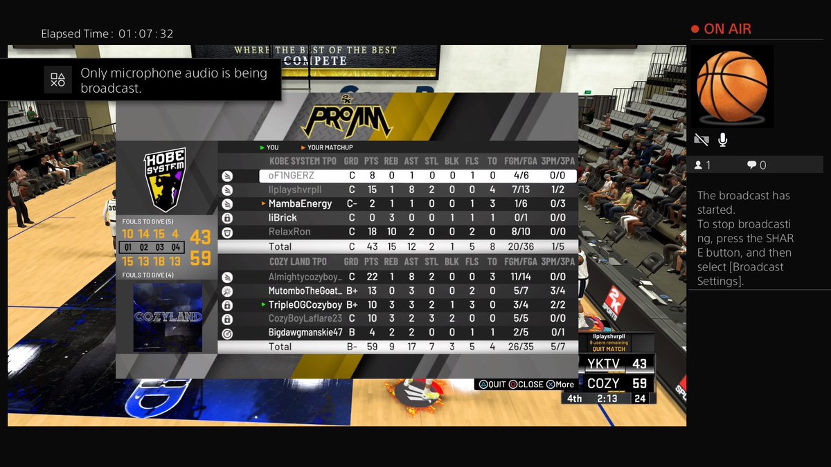 📰TPO SZN5 Matchup News📰

🔥<a href="/COZYLAND2K/">CoZ¥ L@ND</a> 4 W’s In The Field Last Night Salute💯

Dog Of The Nite🎖
🐺AlmightCozyboy (CL) 17.5 PPG 8.5 APG 

GM/Owner:<a href="/2Cozyboy3/">Big Cozy ❄️🥱</a> 

🖥twitch.tv/tripleogcozyboy

#NBA2K20🏀 #PS4🎮