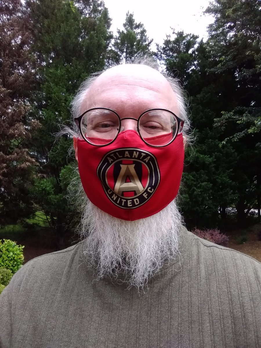 Surazeus's tweet image. Sporting my new face mask from my favorite team Atlanta United FC @ATLUTD