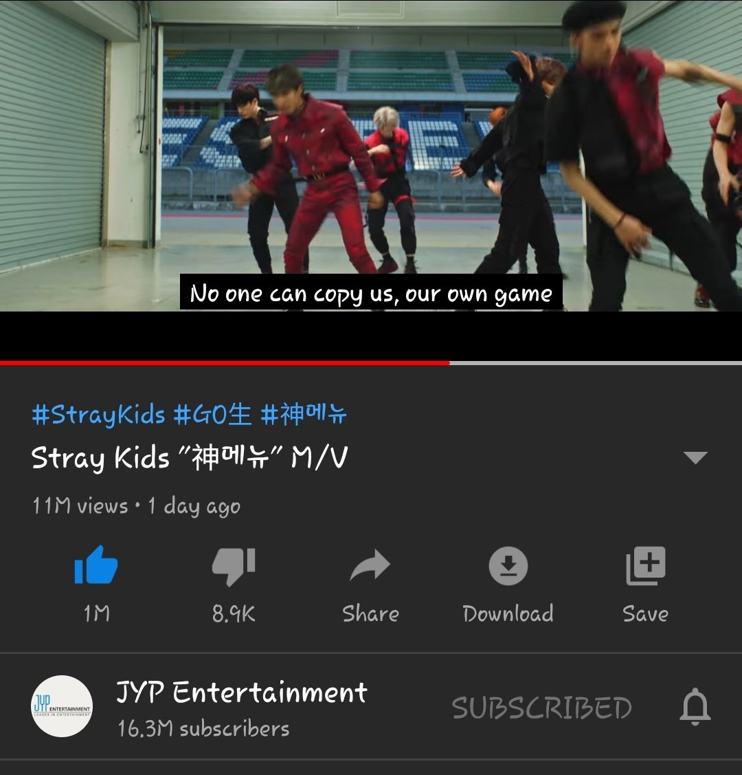 WE REACHED 11M VIEWS. <a href="/Stray_Kids/">Stray Kids</a> I'M SO PROUD!!!!