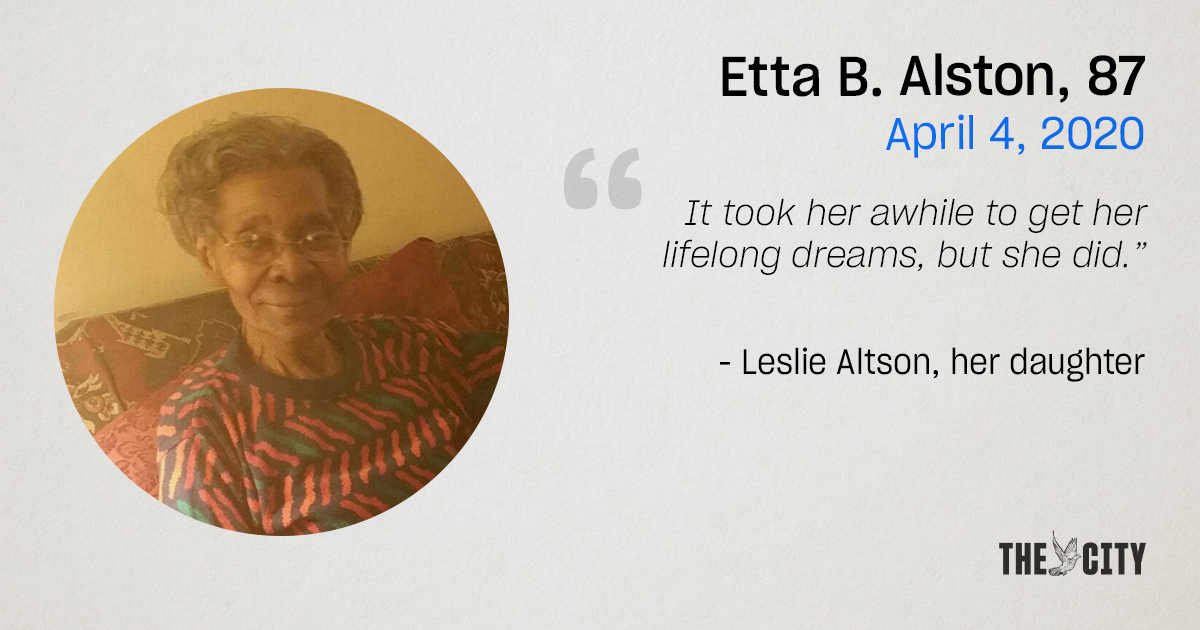 6/ Etta B. Altson moved to New York City during the Great Migration. She settled in Harlem and served her community for 67 years. After having four kids, she attended college and bought a house in Brooklyn.Read more:  https://buff.ly/2Bc2xUc 